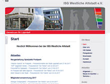 Tablet Screenshot of isg-lippstadt.de